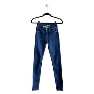 Levi's 710 Women's Stretch Super Skinny Denim Jeans Blue Size 24